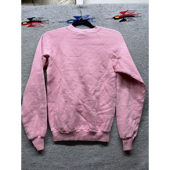 Vintage 80s 90s Maine Moose Life in the slow lane Jerzees Pink small - Picture 9 of 10